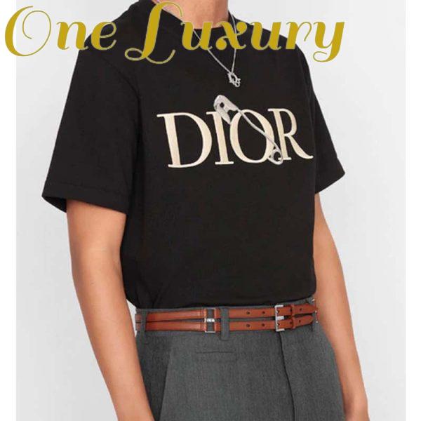Replica Dior Men Oversized Dior And Judy Blame T-Shirt Cotton-Black 10