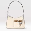 Replica Louis Vuitton Women LV Maxi Multi-Pochette Accessoires Silver Pale Pink Recycled Nylon Econyl 14