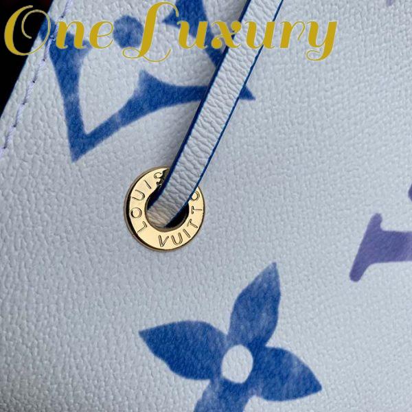 Replica Louis Vuitton Women LV Néonoé BB Blue Monogram Coated Canvas Textile Lining 10