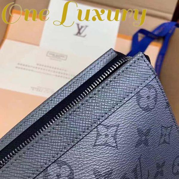 Replica Louis Vuitton LV Unisex Pochette Voyage MM Bag Gunmetal Gray Monogram Coated Canvas 9