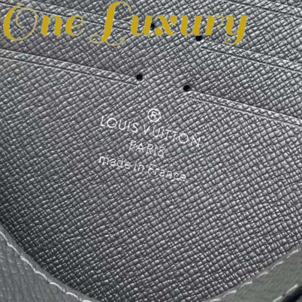 Replica Louis Vuitton LV Unisex Pochette Voyage MM Bag Gunmetal Gray Monogram Coated Canvas 10