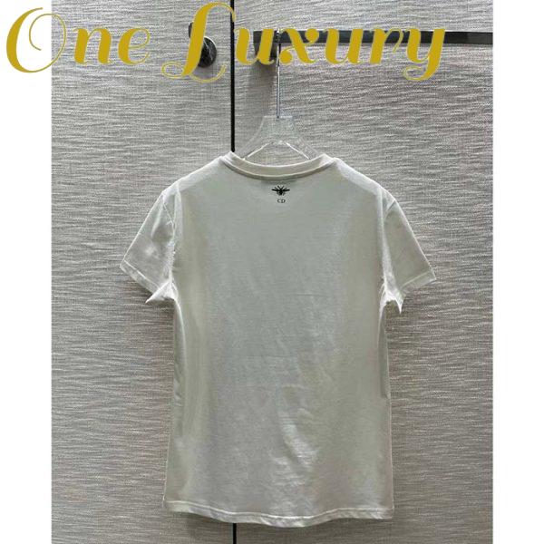 Replica Dior Men CD ‘C’est Non Non Non Et Non’ T-Shirt Ecru Cotton Jersey Linen 4