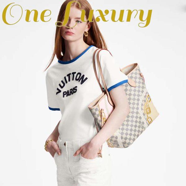 Replica Louis Vuitton Women LV Neverfull MM Tote New Spring Collection Nautical 12