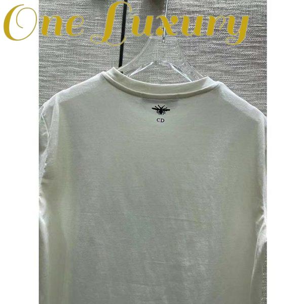 Replica Dior Men CD ‘C’est Non Non Non Et Non’ T-Shirt Ecru Cotton Jersey Linen 10