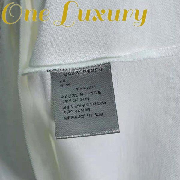 Replica Dior Men CD Icon Polo Shirt White Cotton Pique 10