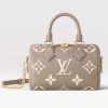 Replica Louis Vuitton Women LV Speedy Bandouliere 20 Handbag Rose Calfskin Double Zip 15