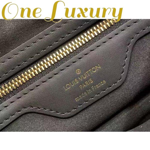 Replica Louis Vuitton Women LV Twinny Monogram Reverse Coated Canvas Cowhide Leather 12