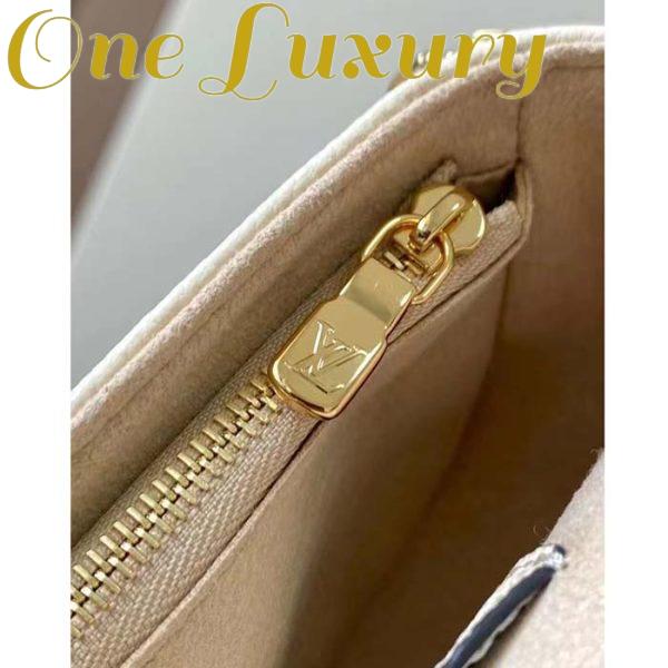 Replica Louis Vuitton Women LV Wallet On Chain Ivy Cream Monogram Embossed Supple Grained Cowhide Leather 9