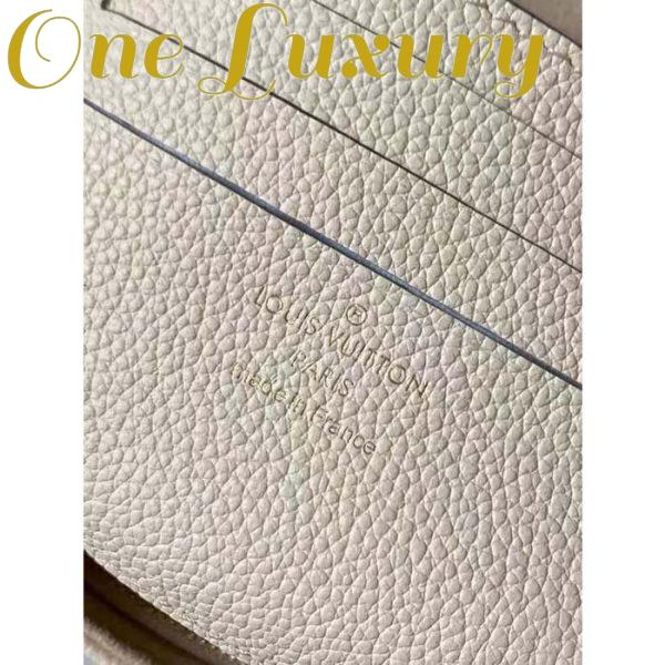 Replica Louis Vuitton Women LV Wallet On Chain Ivy Cream Monogram Embossed Supple Grained Cowhide Leather 12