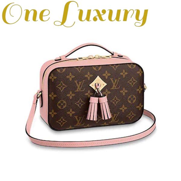 Replica Louis Vuitton LV Women Saintonge Handbag in Monogram Canvas and Smooth Leather
