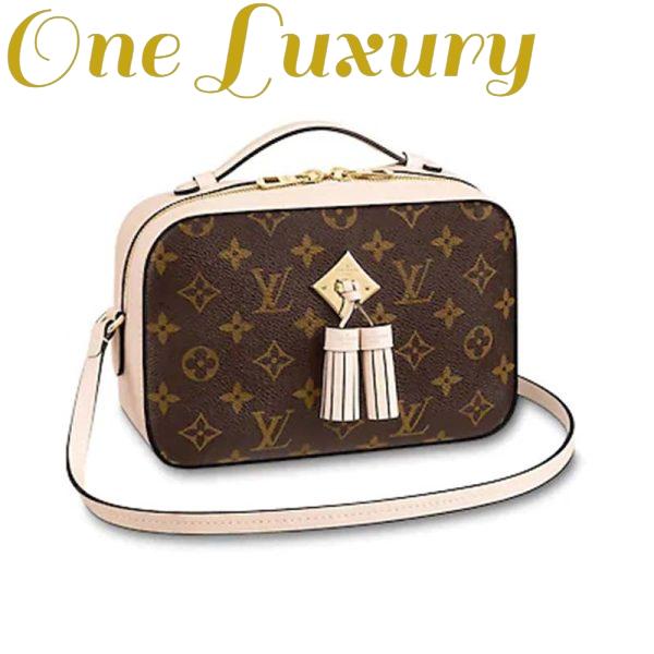 Replica Louis Vuitton LV Women Saintonge Handbag in Monogram Canvas and Smooth Leather 5