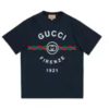 Replica Gucci GG Men Cotton Jersey ‘Gucci Firenze 1921’ White T-Shirt Crewneck Oversize Fit 14