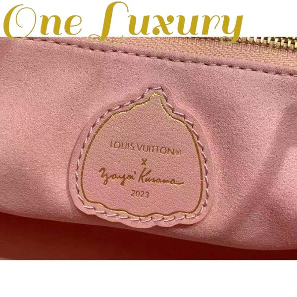Replica Louis Vuitton Women LV x YK OnTheGo Mini White Embossed Grained Monogram Cowhide Leather 11