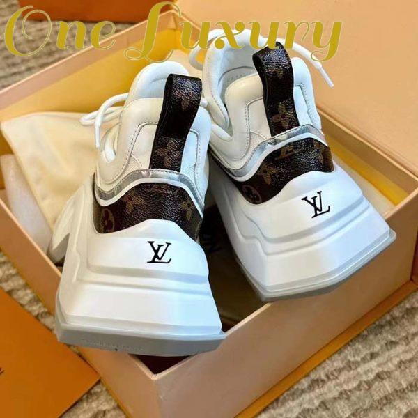 Replica Louis Vuitton Unisex LV Archlight 2.0 Platform Sneaker White Mix of Materials 5 Cm Heel 7
