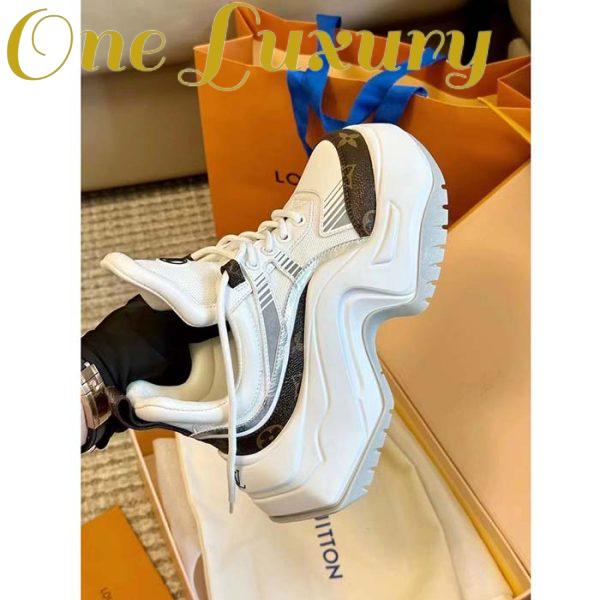 Replica Louis Vuitton Unisex LV Archlight 2.0 Platform Sneaker White Mix of Materials 5 Cm Heel 9