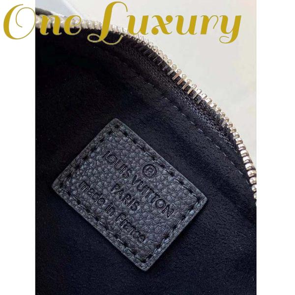 Replica Louis Vuitton Women LVxYK Nano Speedy Black White Embossed Grained Monogram Empreinte Cowhide 12