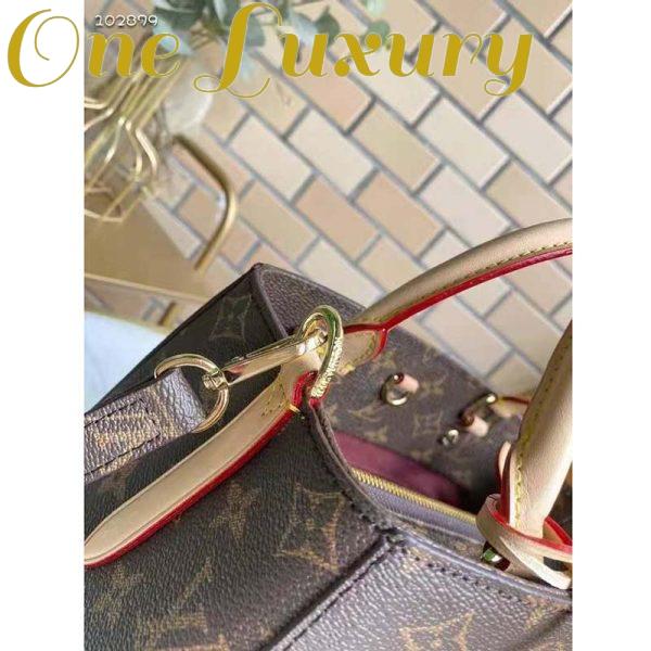 Replica Louis Vuitton Women Montaigne BB Handbag Monogram Canvas Natural Cowhide Leather 8