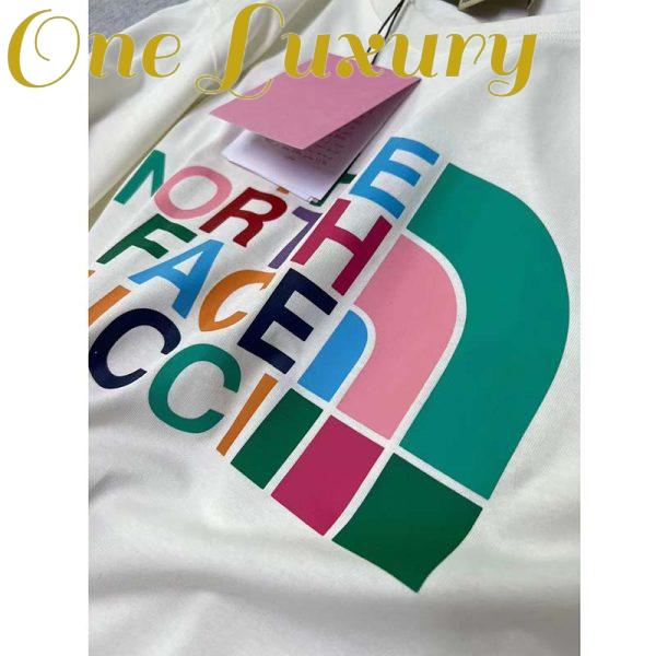 Replica Gucci GG Men The North Face x Gucci T-Shirt Cotton Jersey Crewneck Oversize Fit 7