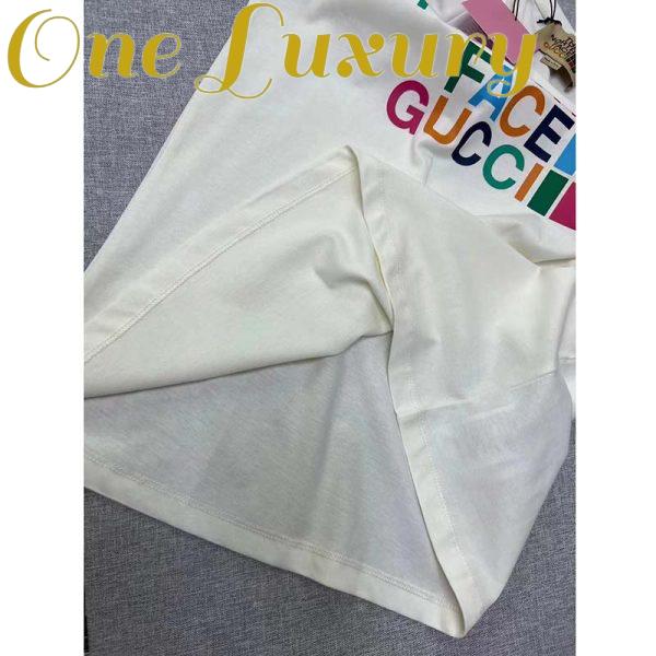 Replica Gucci GG Men The North Face x Gucci T-Shirt Cotton Jersey Crewneck Oversize Fit 8