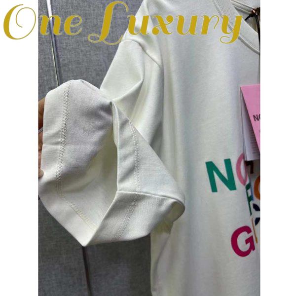 Replica Gucci GG Men The North Face x Gucci T-Shirt Cotton Jersey Crewneck Oversize Fit 10