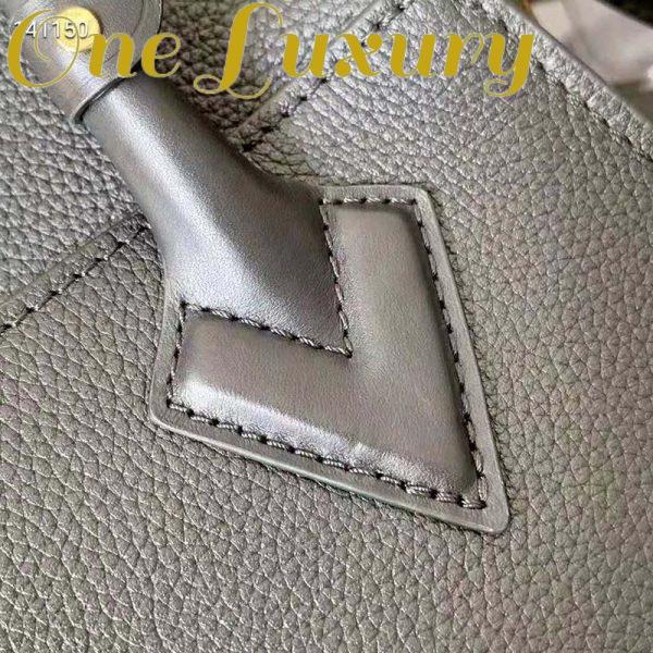 Replica Louis Vuitton LV Women On My Side MM Tote Black Twist Calfskin Monogram Nappa Softy Leather 11