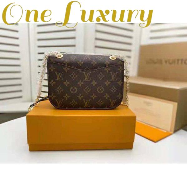 Replica Louis Vuitton LV Women Passy Handbag in Monogram Coated Canvas-Brown 5