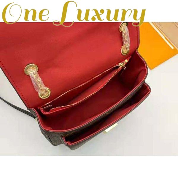 Replica Louis Vuitton LV Women Passy Handbag in Monogram Coated Canvas-Brown 7