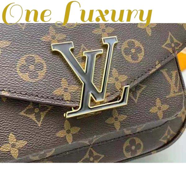 Replica Louis Vuitton LV Women Passy Handbag in Monogram Coated Canvas-Brown 10