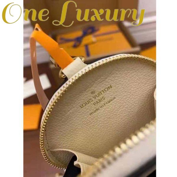 Replica Louis Vuitton Women Papillon BB Carryall Bag Bouton Cream Saffron Embossed Grained Cowhide Leather 9
