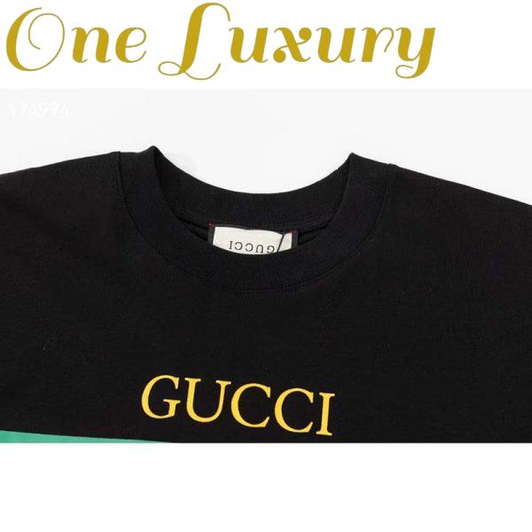 Replica Gucci GG Women Gucci Boutique Print Oversize T-Shirt Cotton Jersey Crewneck 7