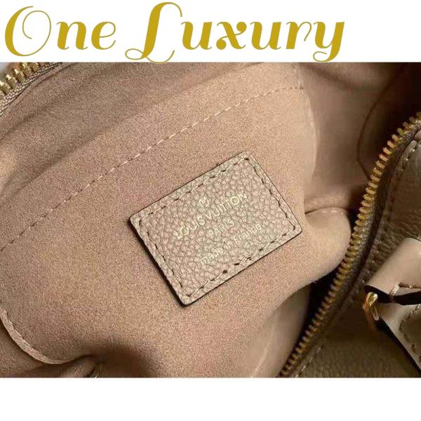 Replica Louis Vuitton Women Speedy Bandoulière 25 Handbag Tourterelle Embossed Grained Cowhide Leather 11