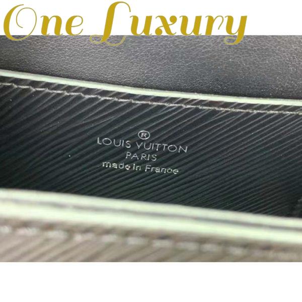 Replica Louis Vuitton Women Twist Lock XL Black Epi Cowhide Leather Microfiber Lining 10