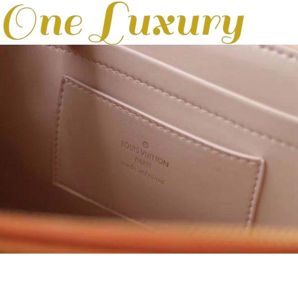 Replica Louis Vuitton Women Twist One Handle PM Handbag in Taurillon Leather-Brown 7