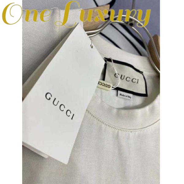 Replica Gucci GG Women’s Gucci Boutique Print T-Shirt-White 10