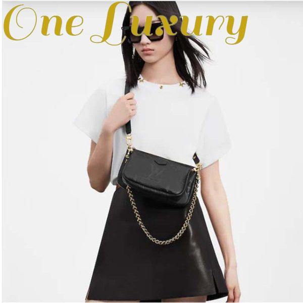 Replica Louis Vuitton Women Multi Pochette Accessoires Embossed Supple Grained Cowhide Leather 13