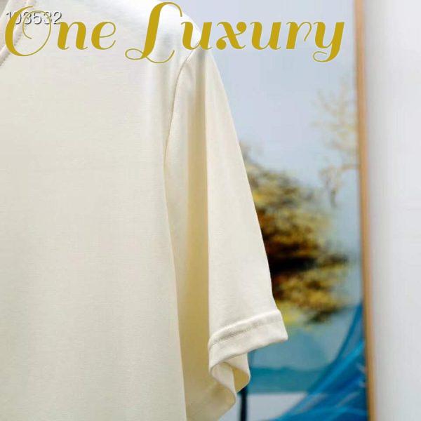 Replica Gucci Men Disney x Gucci Oversize T-Shirt White Organic Cotton Jersey 7