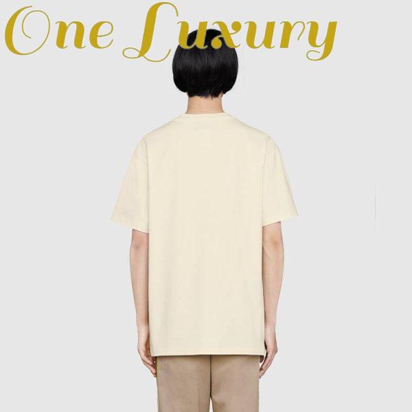 Replica Gucci Men Disney x Gucci Oversize T-Shirt White Organic Cotton Jersey 10