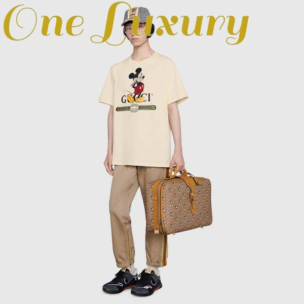 Replica Gucci Men Disney x Gucci Oversize T-Shirt White Organic Cotton Jersey 12