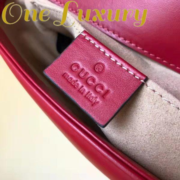 Replica Gucci GG Women GG Marmont Matelassé Mini Bag Red Double G 18