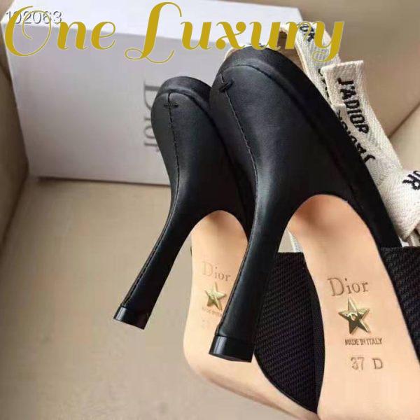 Replica Dior Women J’adior Pump in Technical Canvas in 10cm Heel-Black 10