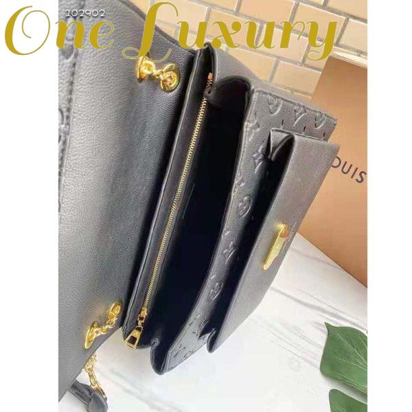 Replica Louis Vuitton Women Vavin BB Black Embossed Supple Grained Cowhide Leather 9