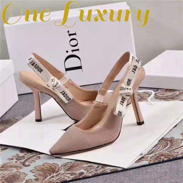Replica Dior Women J’adior Slingback Pump 10 cm Heel-Sandy 3