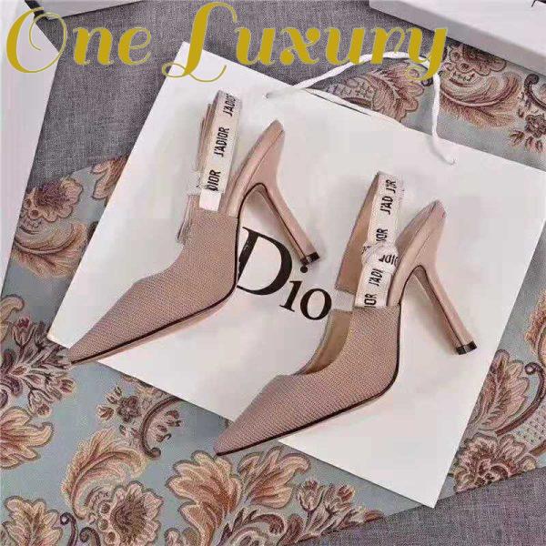 Replica Dior Women J’adior Slingback Pump 10 cm Heel-Sandy 5
