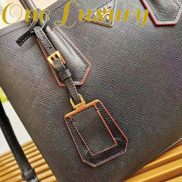 Replica Prada Women Double Saffiano Leather Bag 9