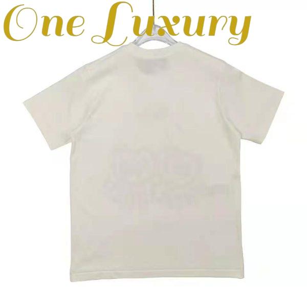 Replica Gucci Men Gucci Beverly Hills Cherry Print T-Shirt Cotton Jersey Crewneck Short Sleeves 4