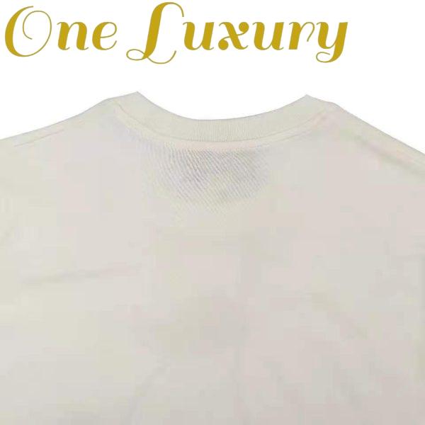 Replica Gucci Men Gucci Beverly Hills Cherry Print T-Shirt Cotton Jersey Crewneck Short Sleeves 10