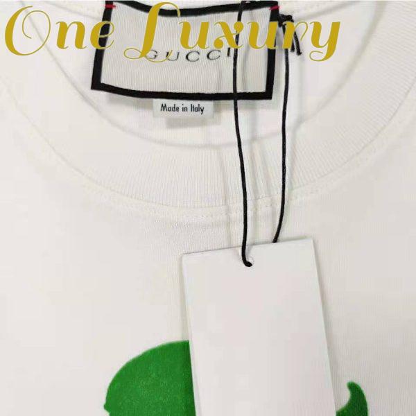Replica Gucci Men Gucci Beverly Hills Cherry Print T-Shirt Cotton Jersey Crewneck Short Sleeves 13