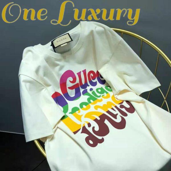 Replica Gucci Men Gucci Prodige D’Amour Print T-shirt Cotton Crewneck Oversize Fit 4
