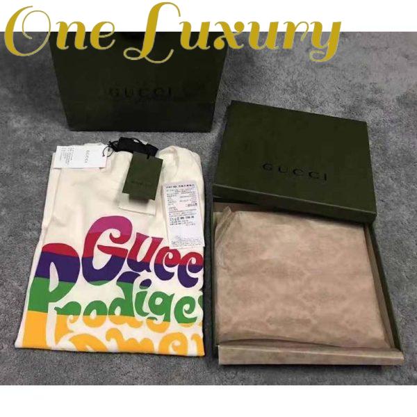 Replica Gucci Men Gucci Prodige D’Amour Print T-shirt Cotton Crewneck Oversize Fit 5