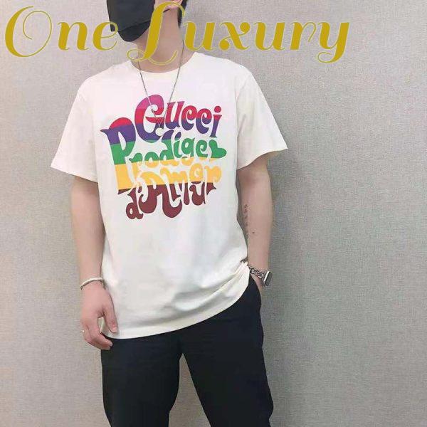 Replica Gucci Men Gucci Prodige D’Amour Print T-shirt Cotton Crewneck Oversize Fit 8